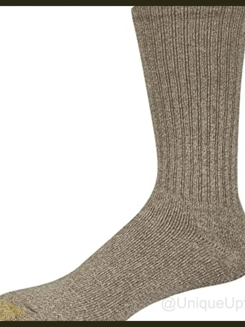 Men's Harrington Crew Socks 6-Pair Pack Cotton Blend Cushion Sole Moisture